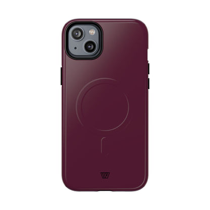 Wine Berry MagSafe Tough iPhone Case – iPhone 14 Plus, Glossy
