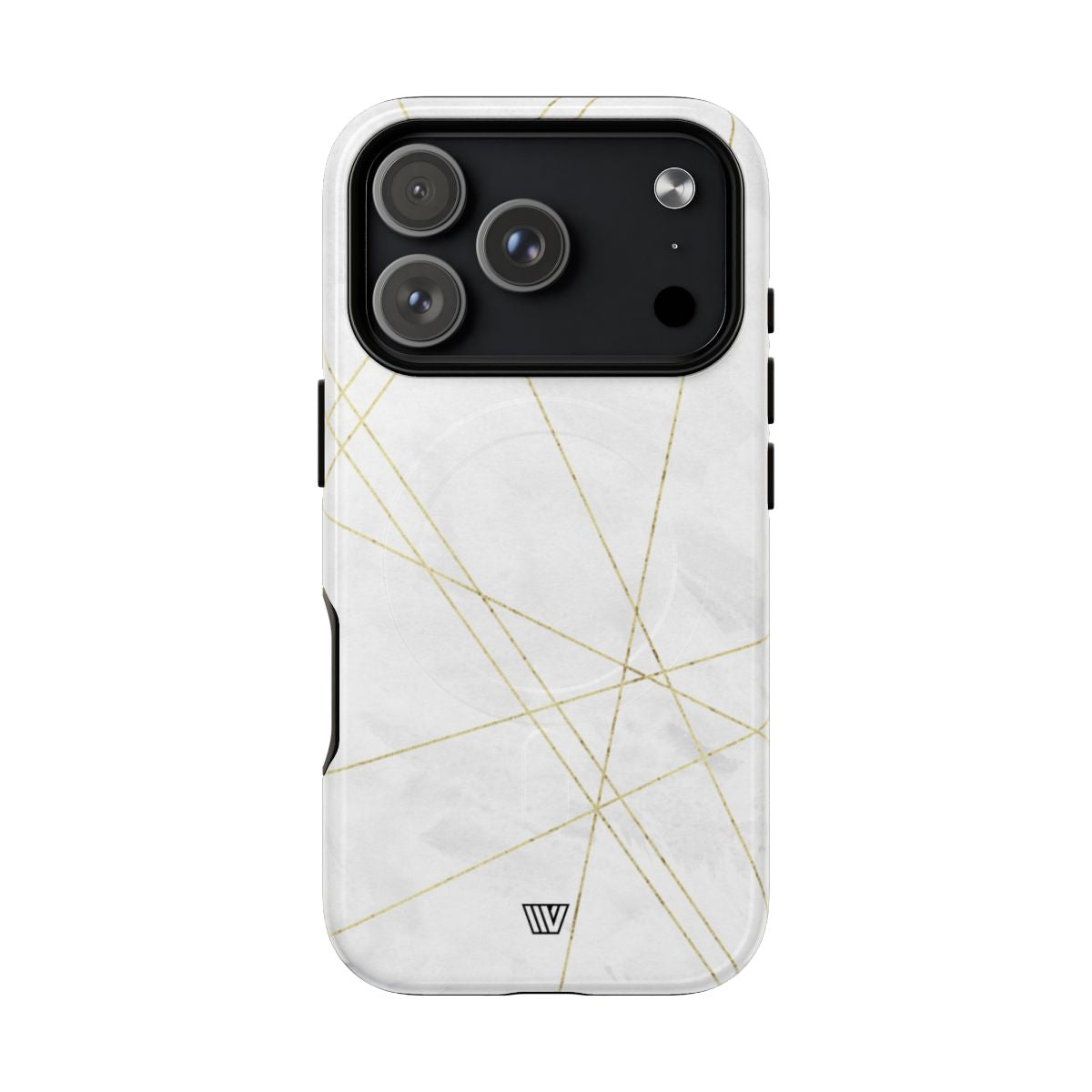 Gold Lines MagSafe Tough iPhone Case – iPhone 18 Pro, Glossy