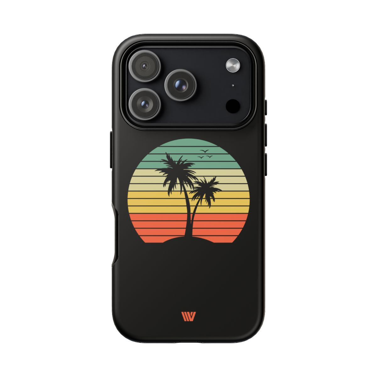 Retro Palms Tough Phone Case – iPhone 17 Pro, Matte
