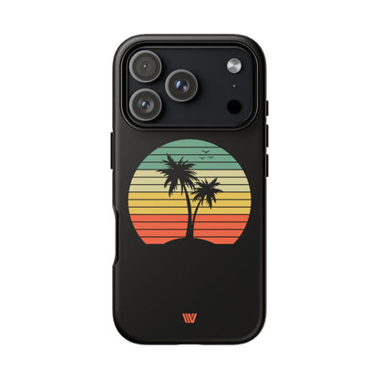 Retro Palms Tough Phone Case – iPhone 17 Pro, Matte
