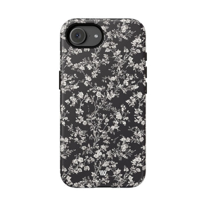 Inked Petals Tough Phone Case – iPhone 17e, Matte
