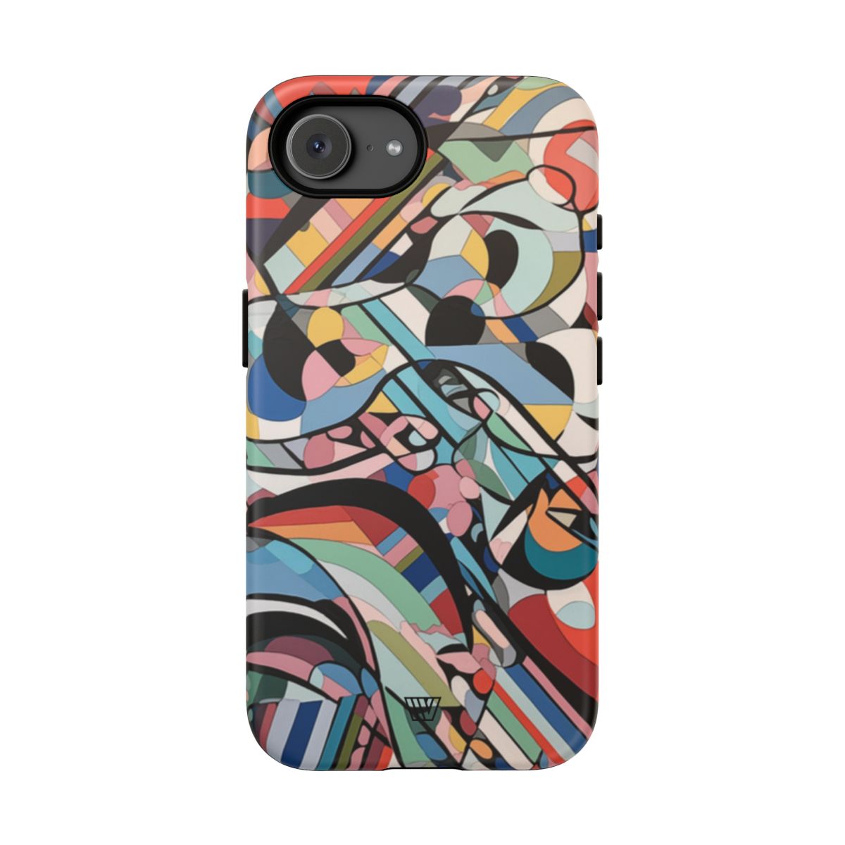 Abstract Mural Tough Phone Case – iPhone 17e, Matte