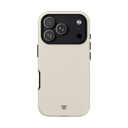 Bone White Tough Phone Case – iPhone 18 Pro, Matte