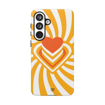 Heart Ray Stack Tough Phone Case – Samsung Galaxy S26 Plus, Matte