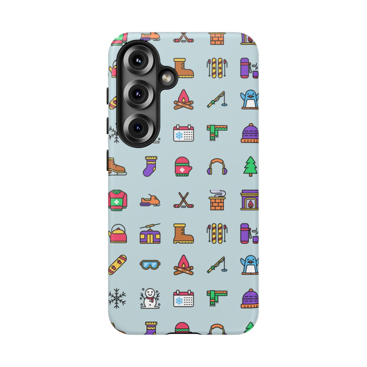 Winter Icons Tough Phone Case – Samsung Galaxy S25, Matte