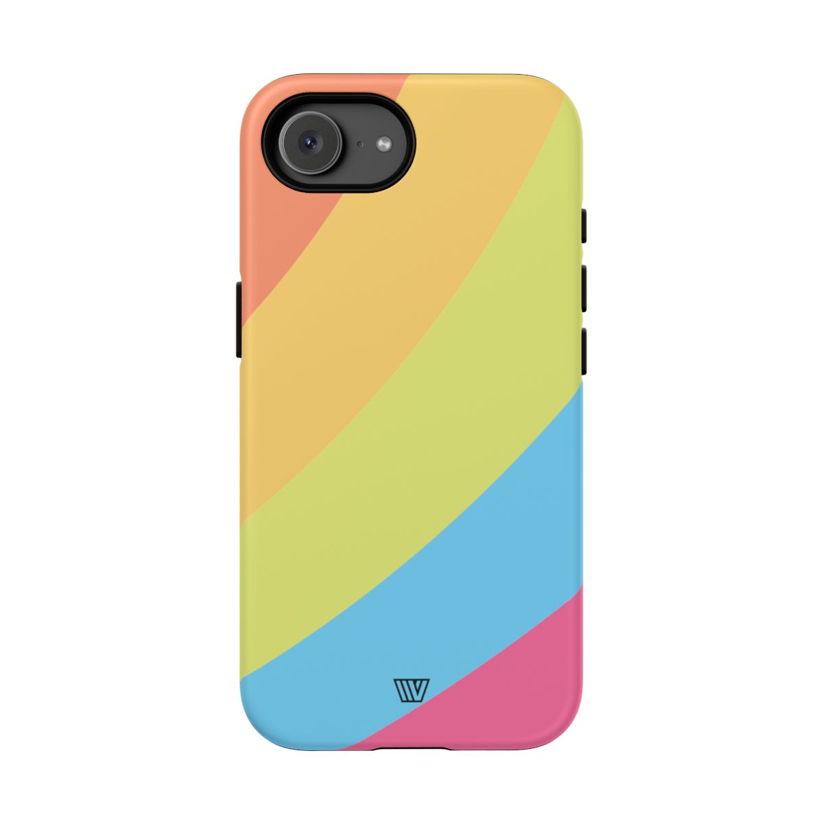 Neon Rainbow Tough Phone Case – iPhone 17e, Matte