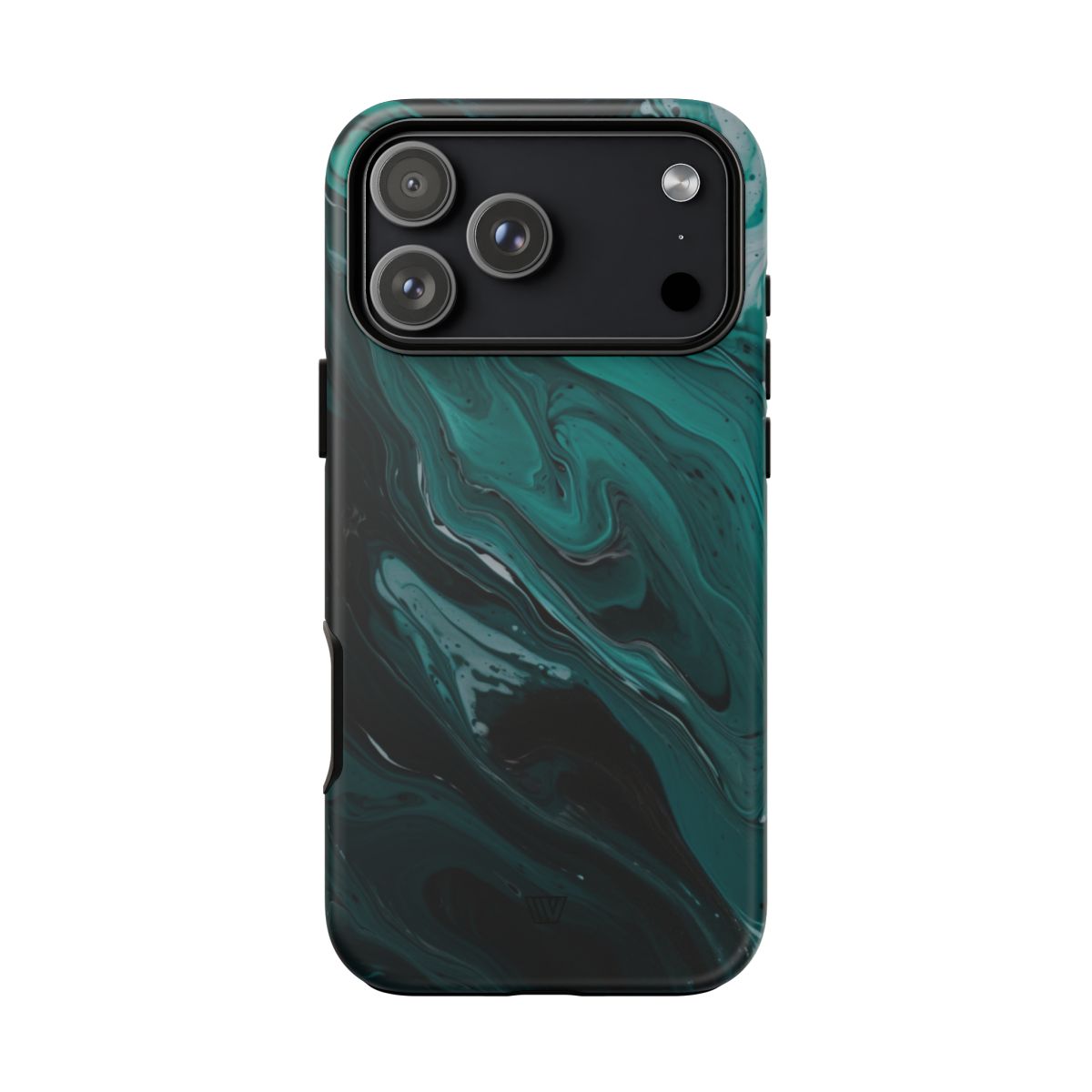 Teal Paint Swirl Tough Phone Case – iPhone 18 Pro Max, Matte