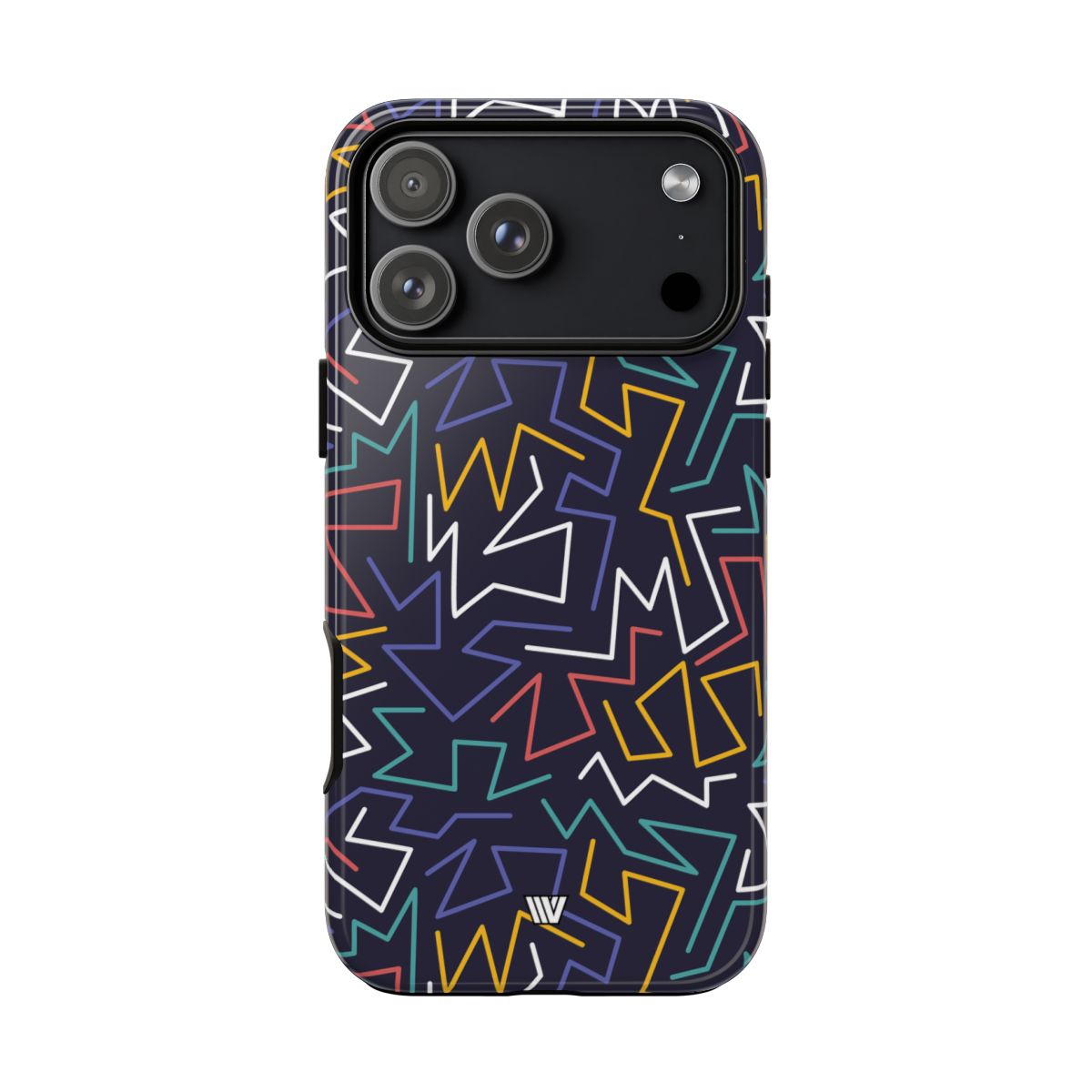 Zigzag Night Tough Phone Case – iPhone 18 Pro Max, Glossy