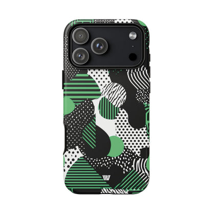 Pattern Clash Tough Phone Case – iPhone 17 Pro Max, Matte