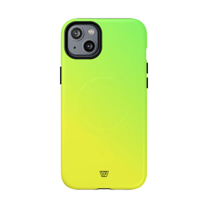 LEMON LIME NEON | MagSafe Tough iPhone Case