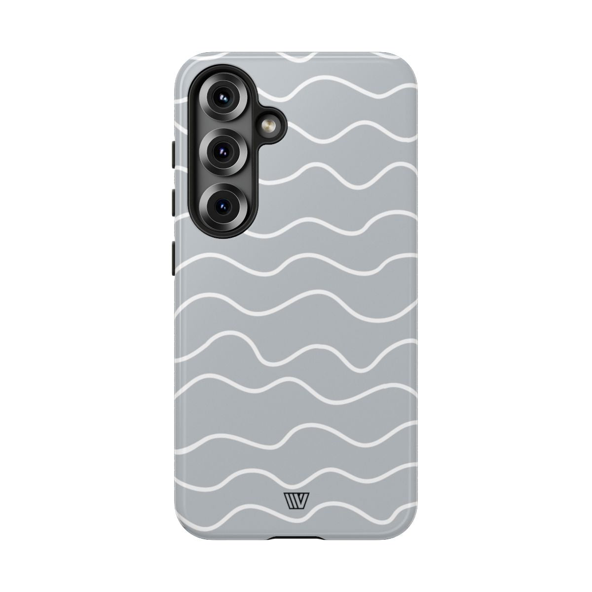 Gray Waves Tough Phone Case – Samsung Galaxy S25, Glossy
