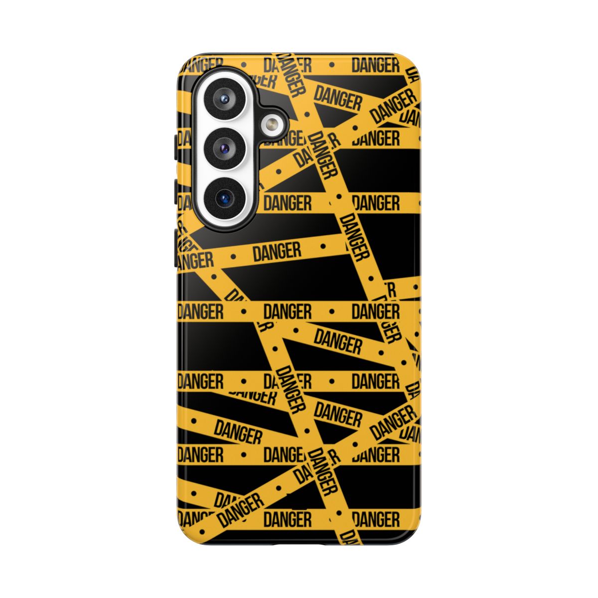Danger Tape Tough Phone Case – Samsung Galaxy S26 Plus, Glossy