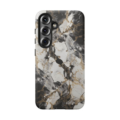 Marble Tough Phone Case – Samsung Galaxy S25, Matte
