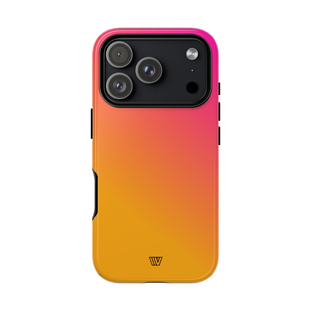 Hot Pink Orange Tough Phone Case – iPhone 18 Pro, Glossy