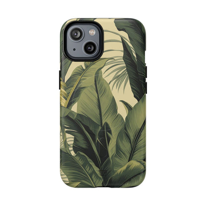 TROPICAL LEAVES | MagSafe Tough iPhone Case