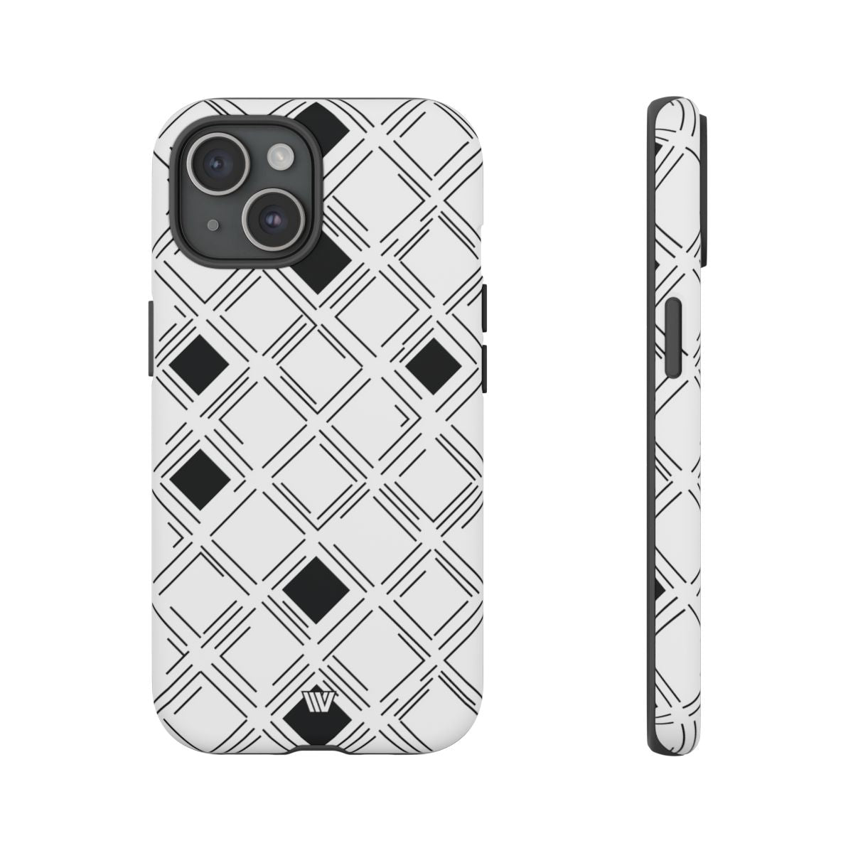 Geometric Focus Tough Phone Case – iPhone 15, Matte