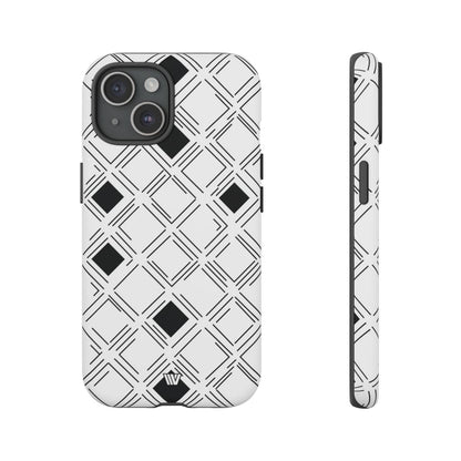 Geometric Focus Tough Phone Case – iPhone 15, Matte