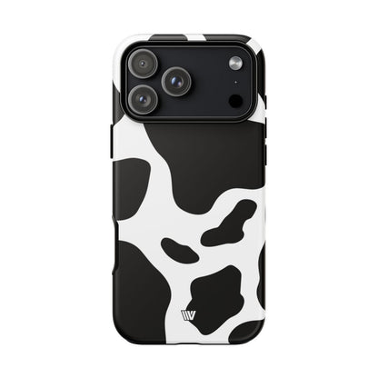 Cow Print Tough Phone Case – iPhone 17 Pro Max, Matte