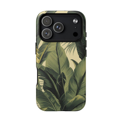 TROPICAL LEAVES | MagSafe Tough iPhone Case
