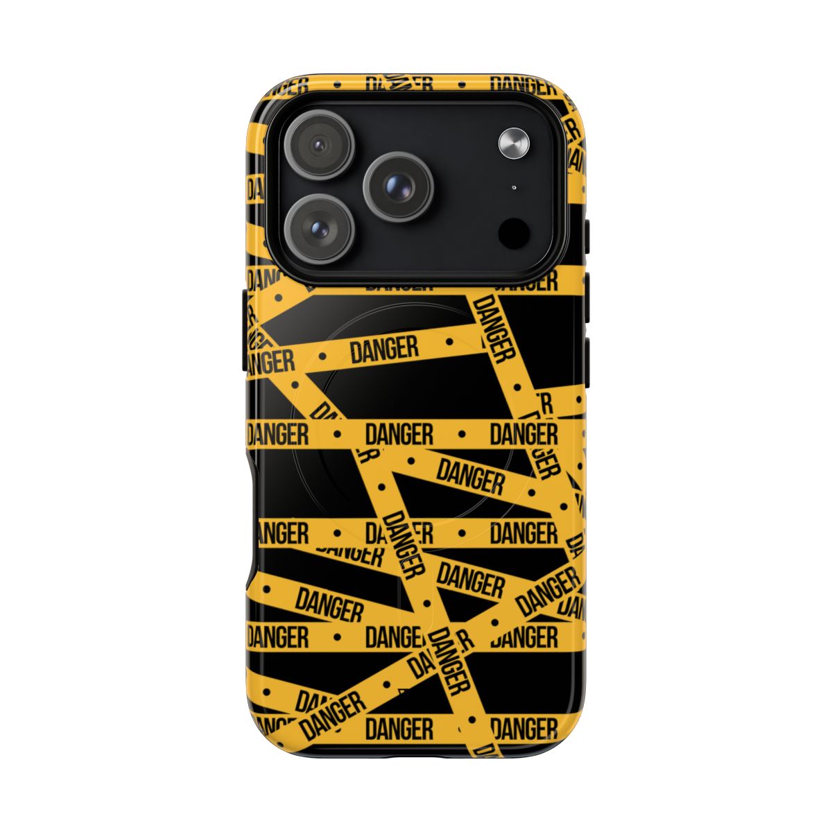 Danger Tape MagSafe Tough iPhone Case – iPhone 18 Pro, Glossy