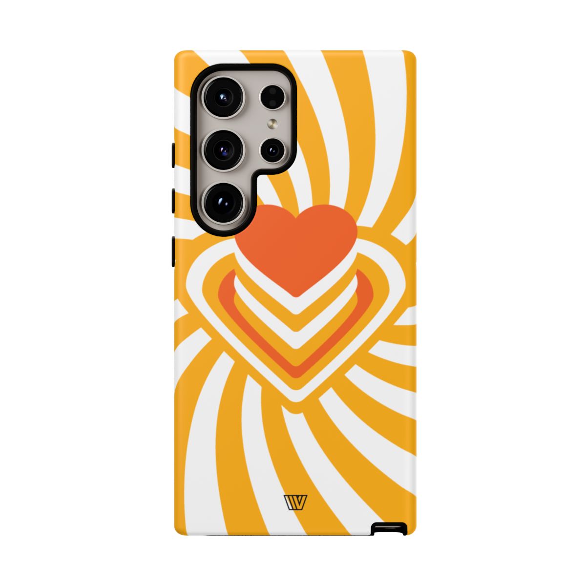 Heart Ray Stack Tough Phone Case – Samsung Galaxy S24 Ultra, Matte