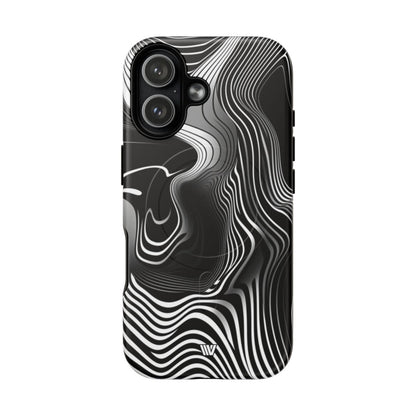 ABSTRACT ZEBRA STRIPES | MagSafe Tough iPhone Case