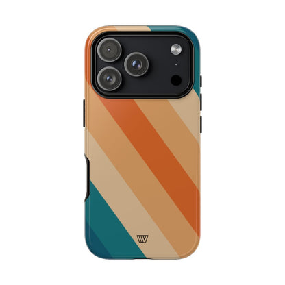 70s Retro Stripe Tough Phone Case – iPhone 18 Pro, Glossy