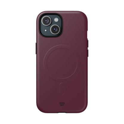 Wine Berry MagSafe Tough iPhone Case – iPhone 15, Matte