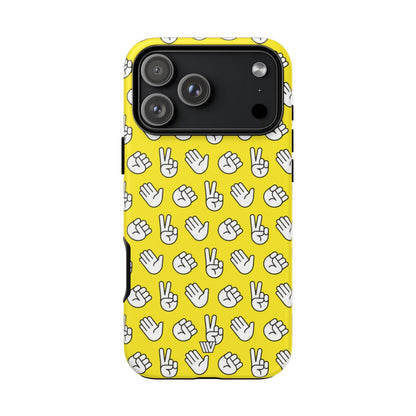 Rock Paper Scissors Tough Phone Case – iPhone 17 Pro Max, Matte