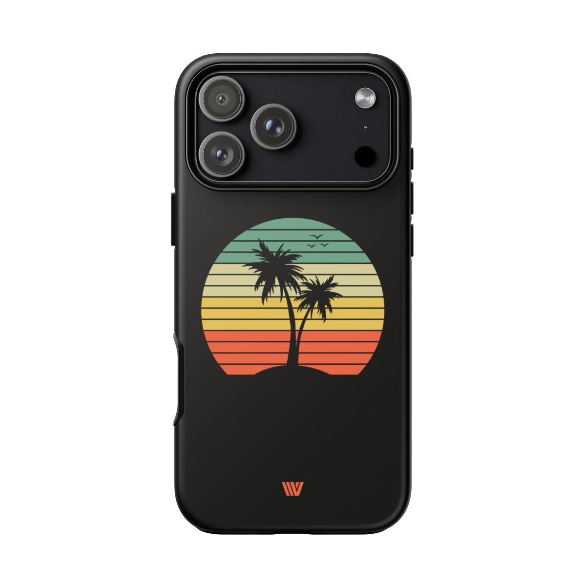 Retro Palms Tough Phone Case – iPhone 17 Pro Max, Matte