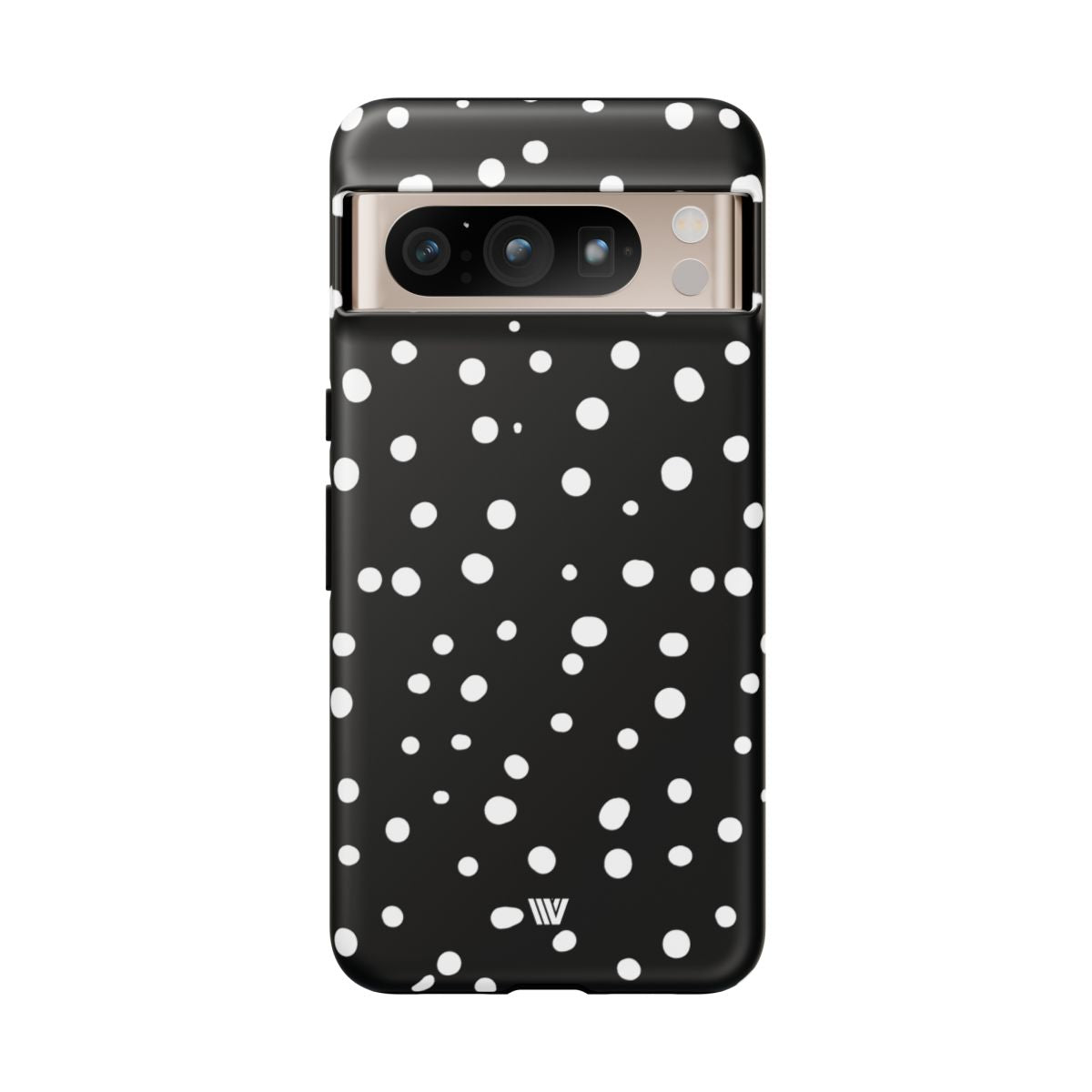 Black and White Dots Tough Phone Case – Google Pixel 8 Pro, Matte