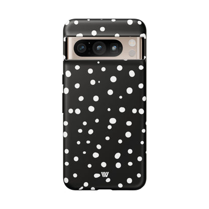 Black and White Dots Tough Phone Case – Google Pixel 8 Pro, Matte