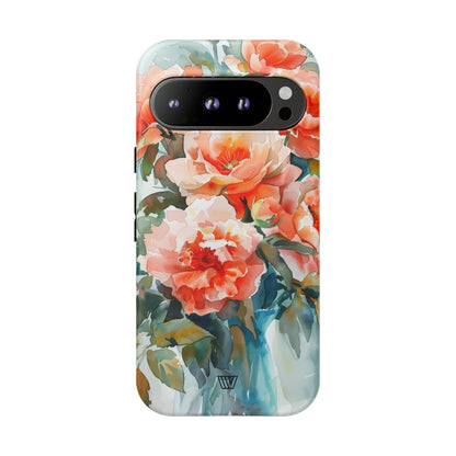 Peony Dreams Tough Phone Case – Google Pixel 9 Pro, Matte