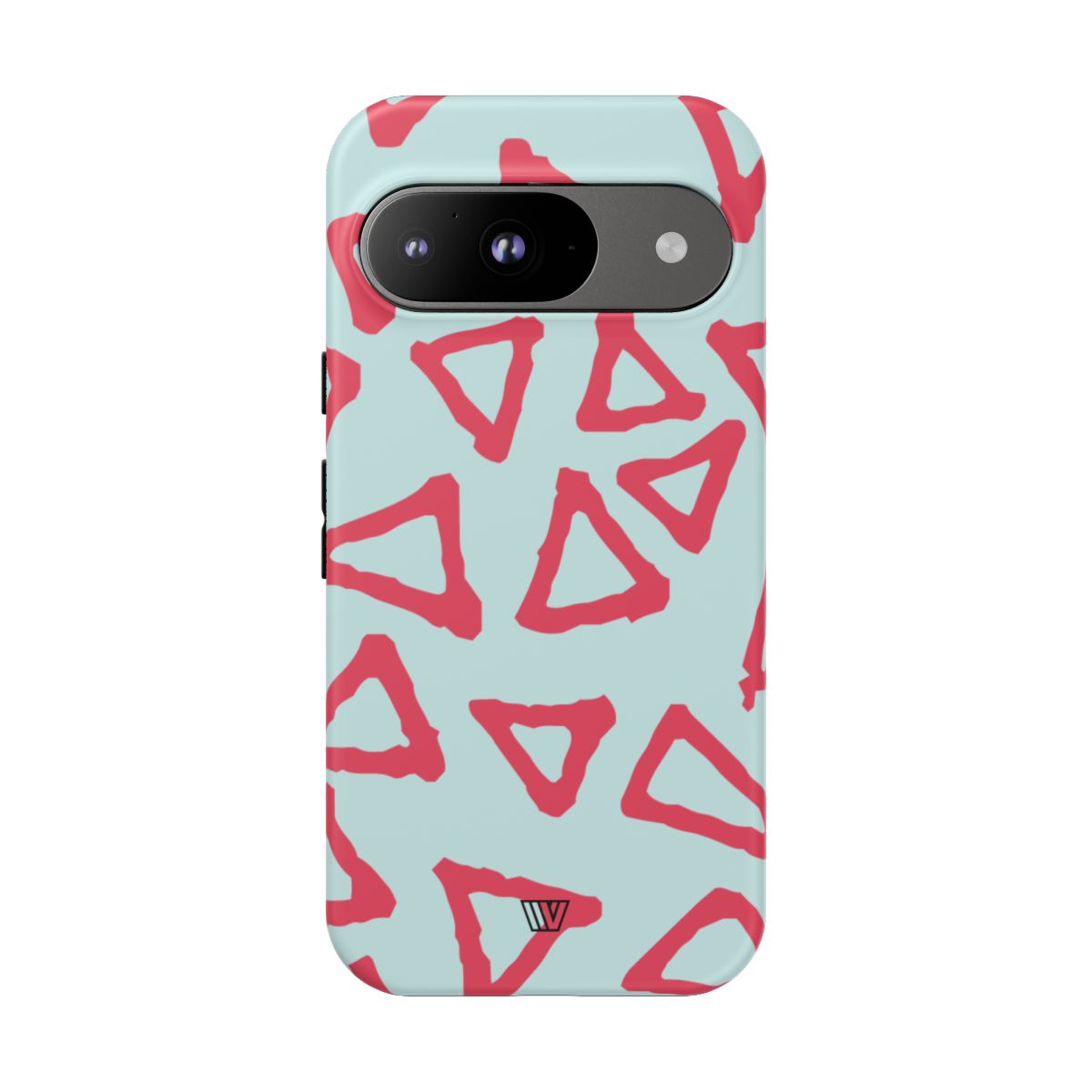 Triangle Doodle Tough Phone Case – Google Pixel 9, Matte