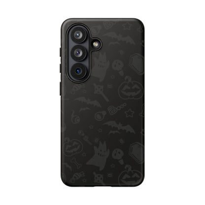 Spooky Halloween Pattern Black Tough Case – Samsung Galaxy S26, Matte