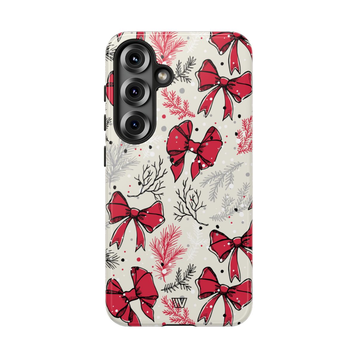 Winter Bows Tough Phone Case – Samsung Galaxy S25, Glossy