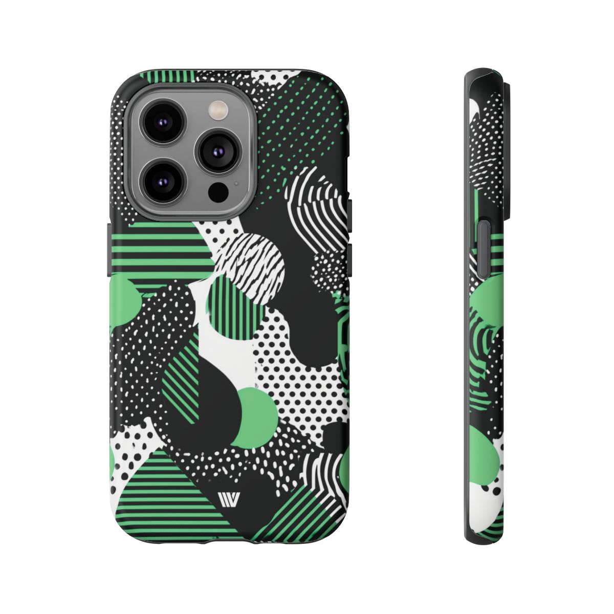 Pattern Clash Tough Phone Case – iPhone 14 Pro, Matte