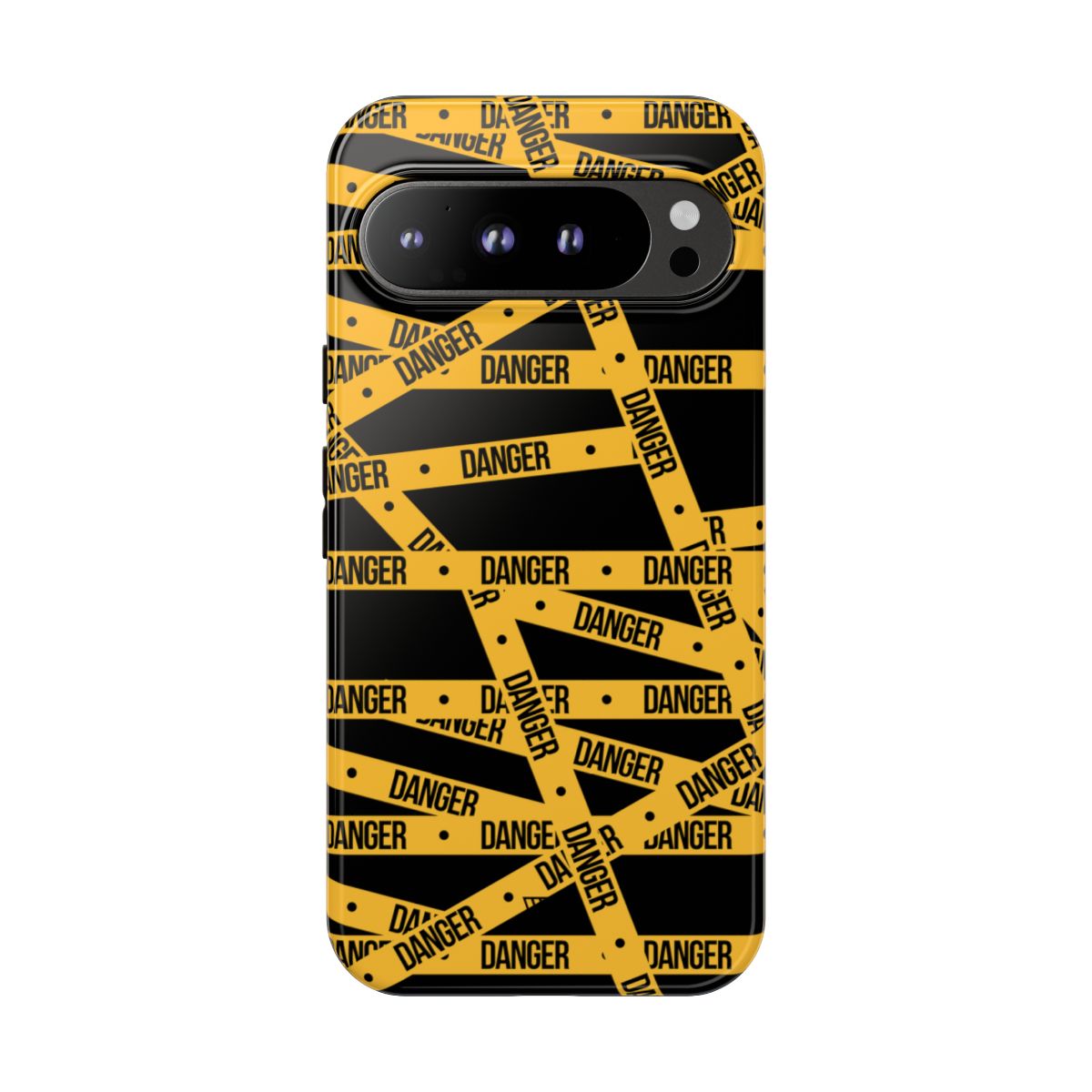 Danger Tape Tough Phone Case – Google Pixel 9 Pro XL, Glossy