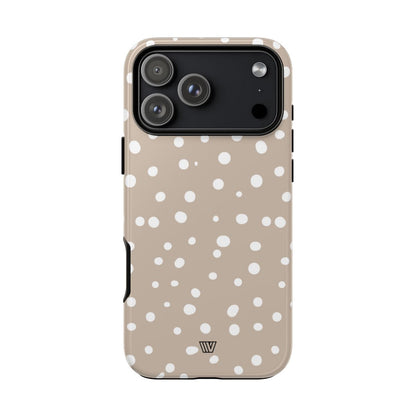 BEIGE DOTS | Tough Phone Case