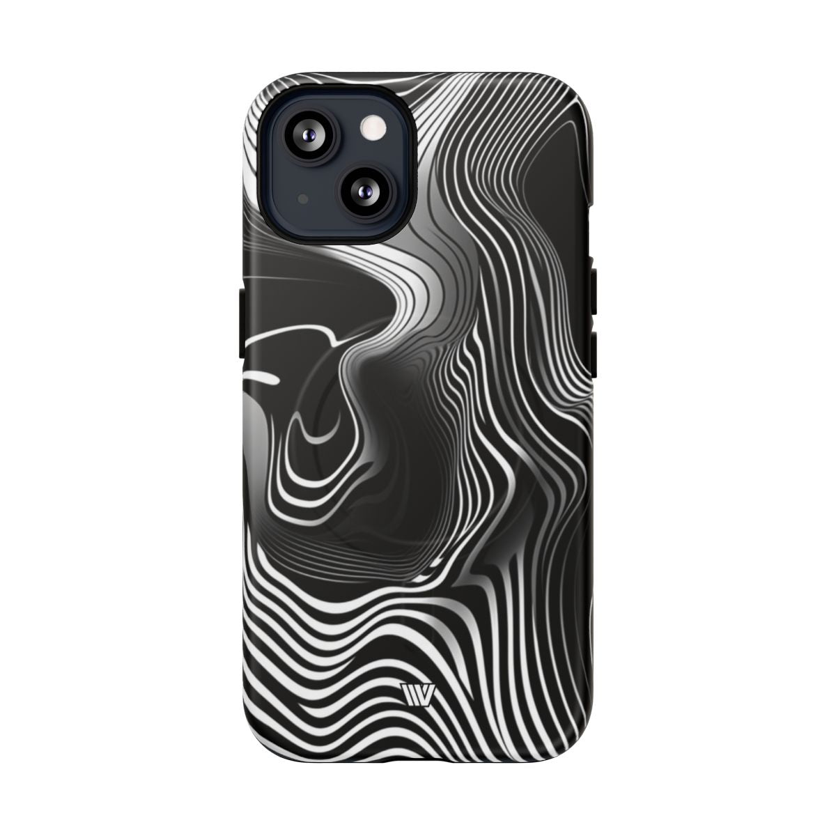 Abstract Zebra Stripes MagSafe Tough iPhone Case – iPhone 13, Matte