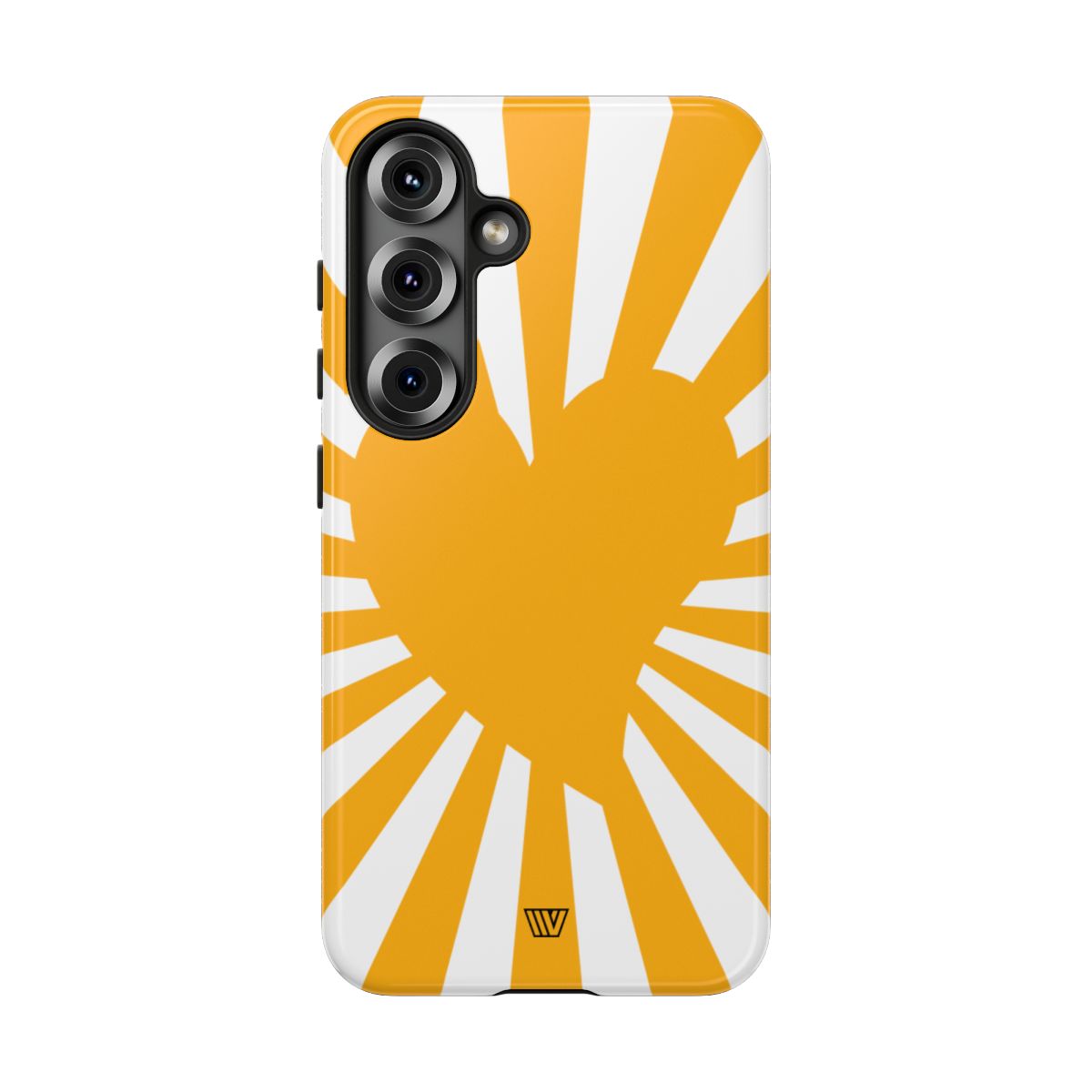 Heart Sun Rays Tough Phone Case – Samsung Galaxy S25, Glossy