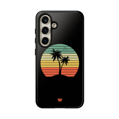 Retro Palms Tough Phone Case – Samsung Galaxy S24, Glossy