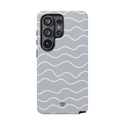 Gray Waves Tough Phone Case – Samsung Galaxy S26 Ultra, Matte