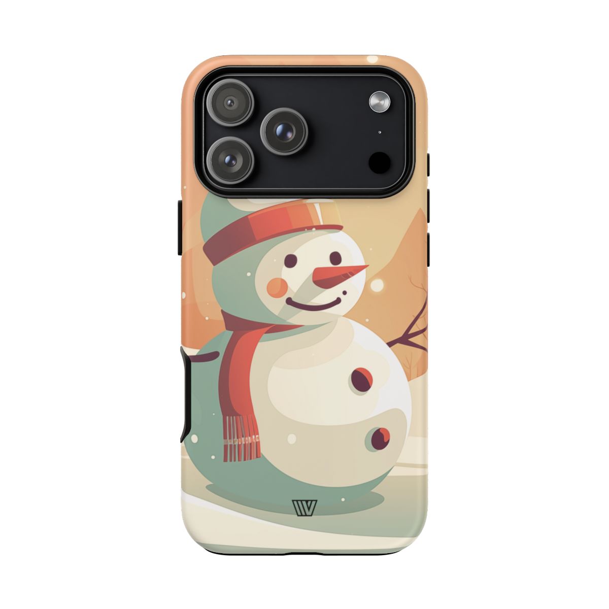 Sunset Snowman Tough Phone Case – iPhone 18 Pro Max, Matte