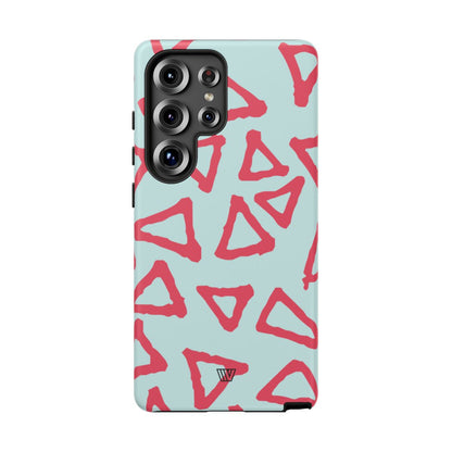 Triangle Doodle Tough Phone Case – Samsung Galaxy S25 Ultra, Matte