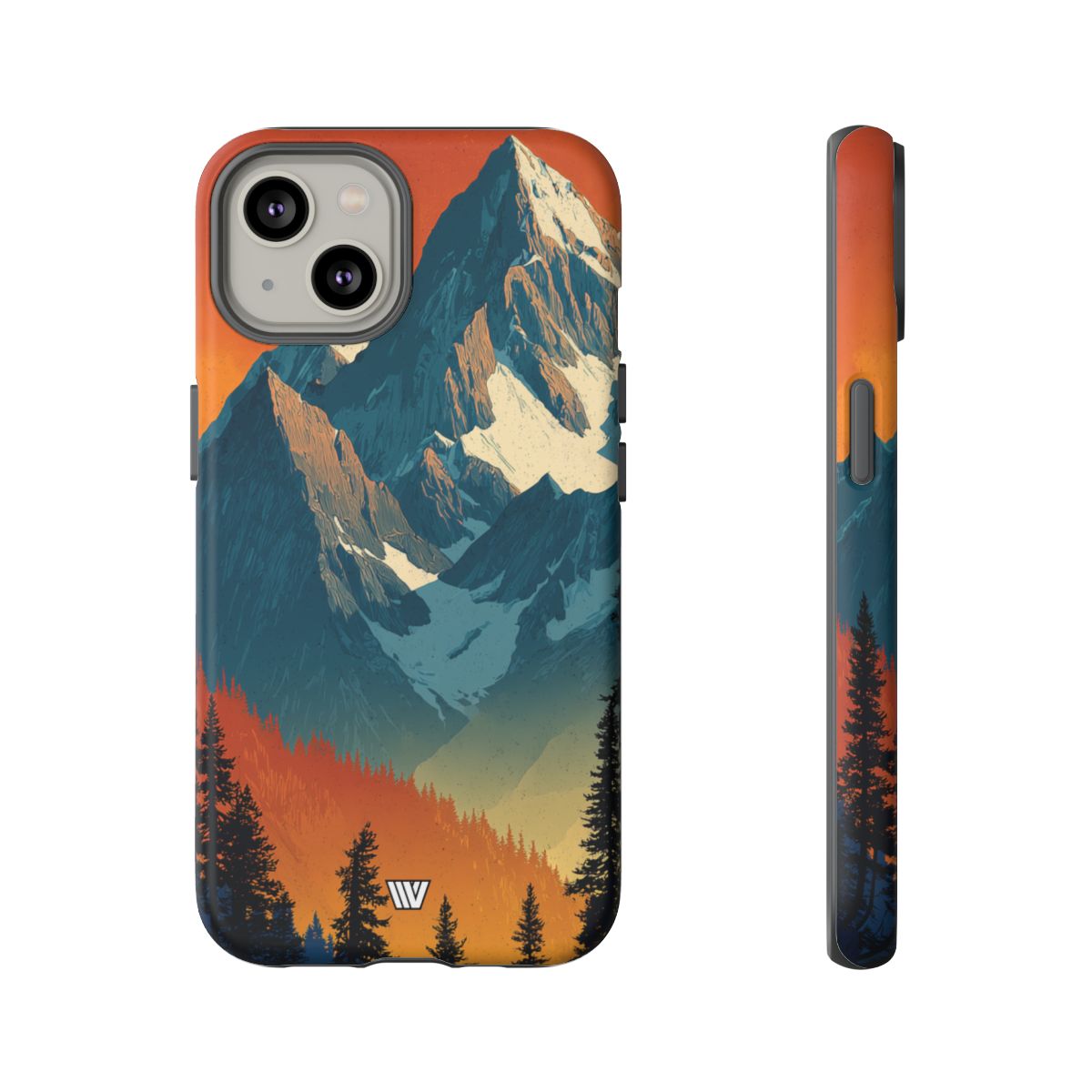 Sunset Summit Tough Phone Case – iPhone 14, Matte