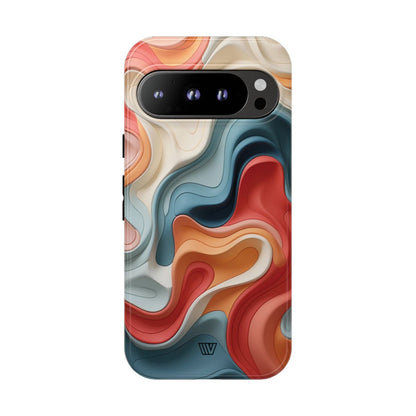 3D Colorful Clay Tough Phone Case – Google Pixel 9 Pro, Glossy