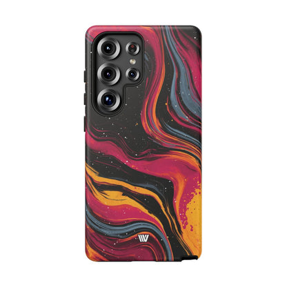 Cosmic Embers Tough Phone Case – Samsung Galaxy S25 Ultra, Matte