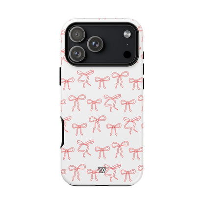 Red Ribbon Charm Tough Phone Case – iPhone 18 Pro Max, Matte