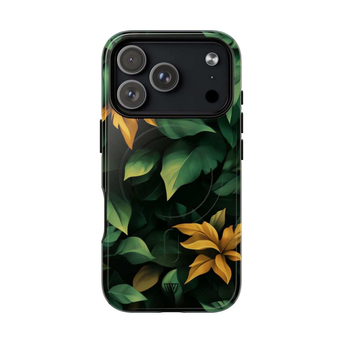 Luxe Leaf MagSafe Tough iPhone Case – iPhone 17 Pro, Glossy